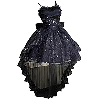 ネイビー チュールドレス コスプレ　ロリータ Amazon.co.jp: [SSUPTEMBER2] ゴスロリ ゴシック ロリータ 魔女